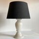 Lampe pieds en pierre d’albatre vintage