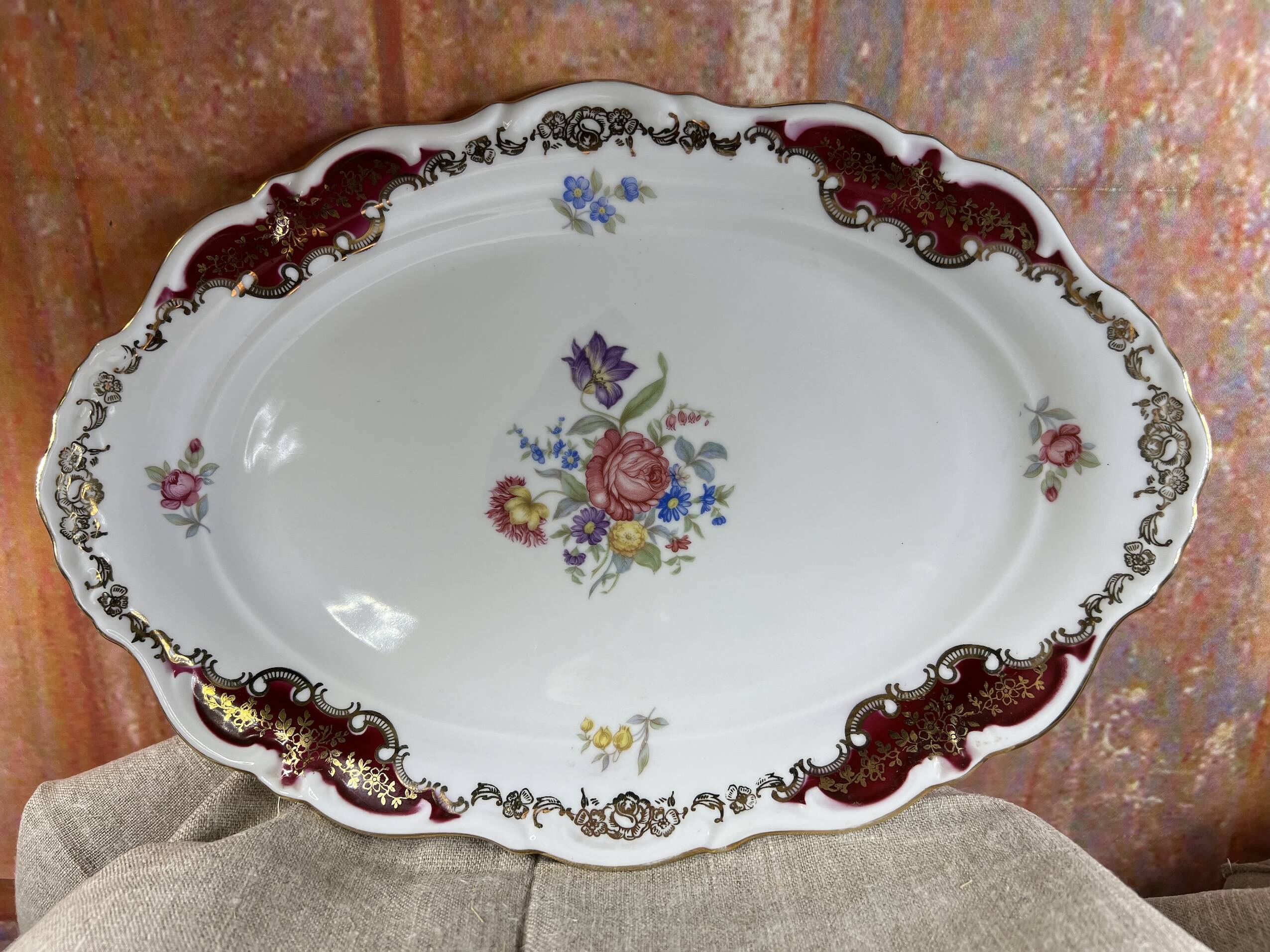 Bavaria porcelain oval serving dish