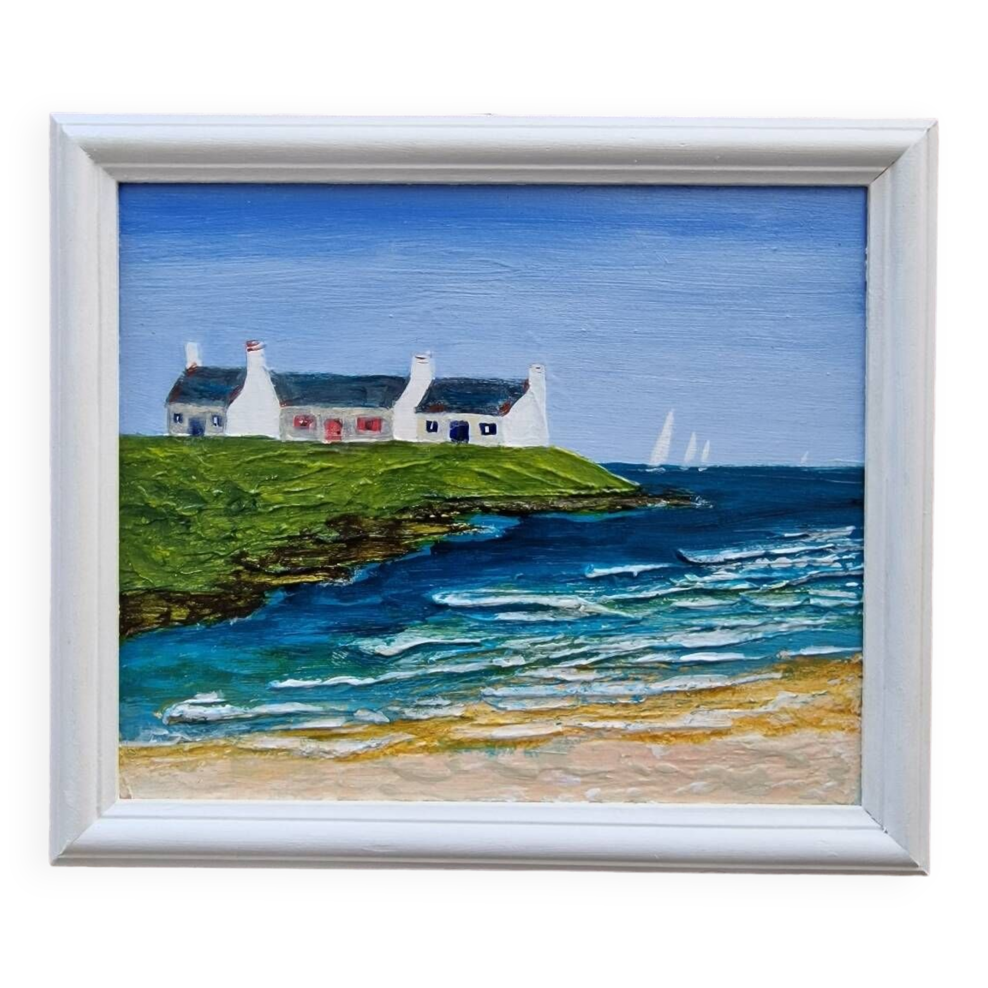Small Breton landscape painting