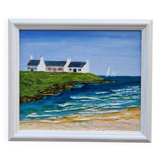 Small Breton landscape painting