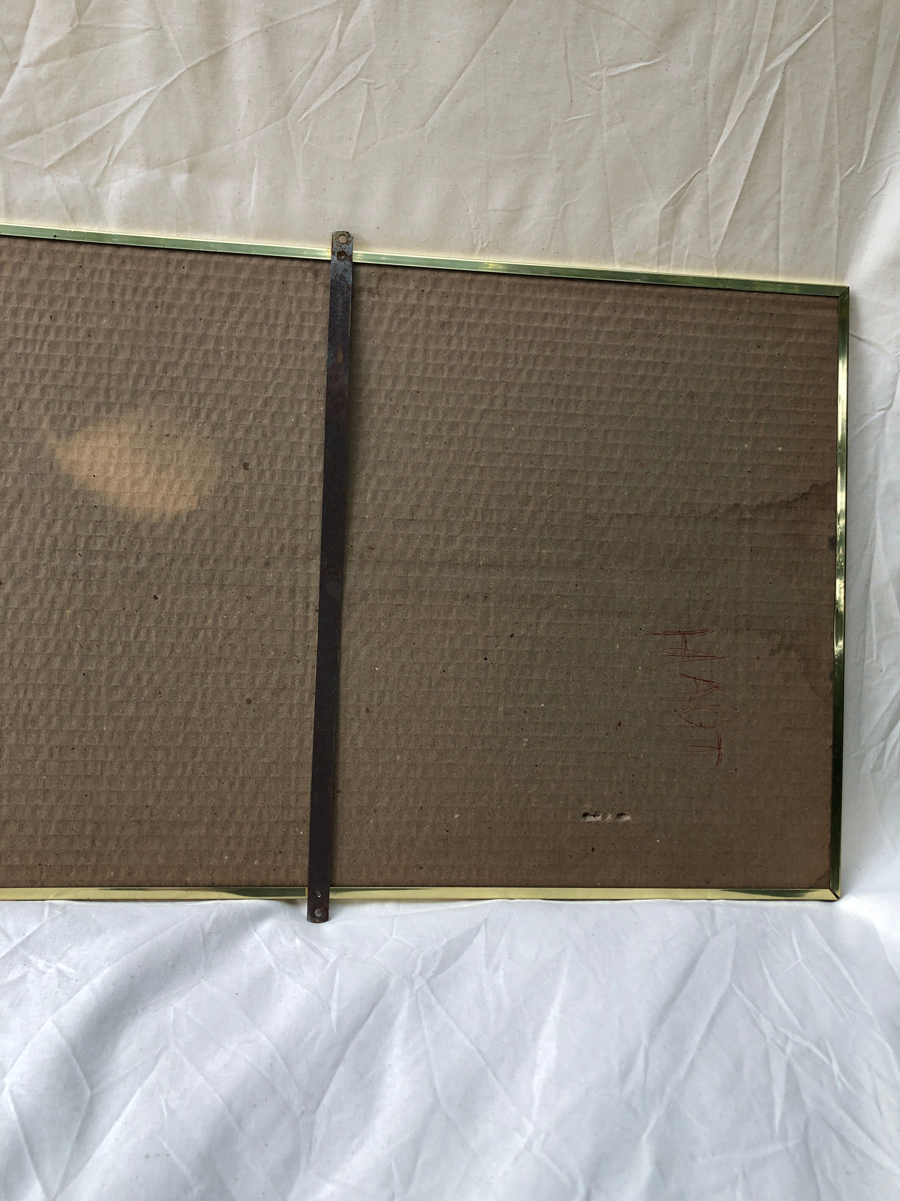 Golden rectangle mirror 70s