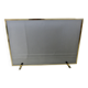 Fire screen for minimalist fireplace, modernist, 1970, brass
