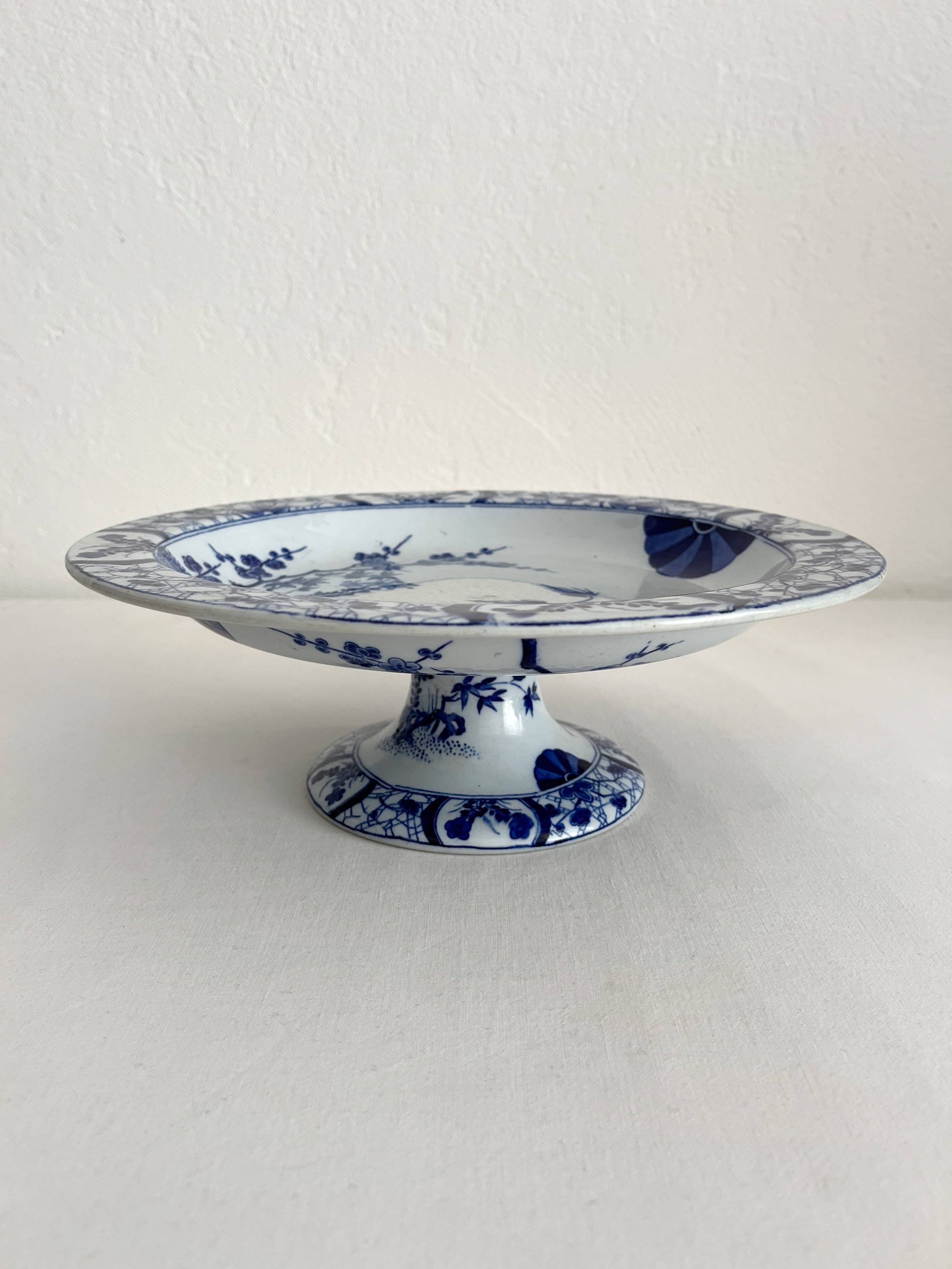 Ironstone fruit bowl "Japan" Creil and Montereau late 19th century