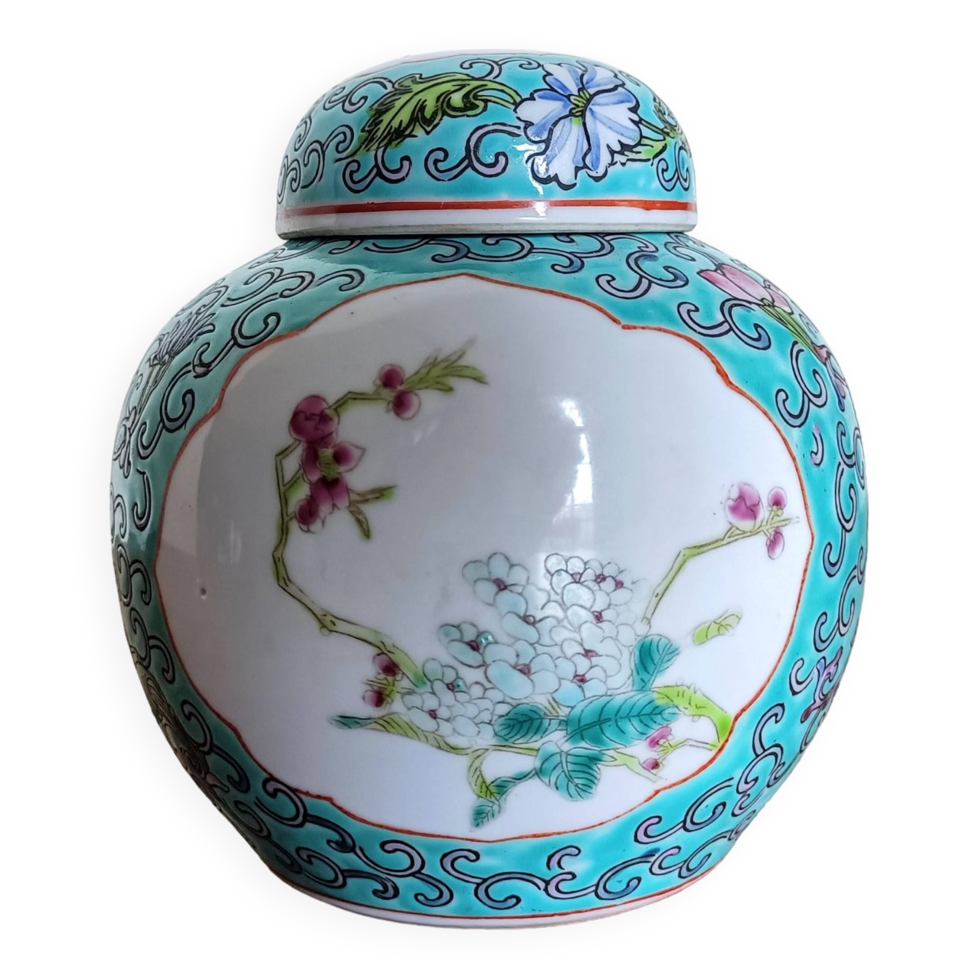 Chinese Jingdezhen tea or ginger pot
