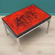 Glass coffee table, Danish design, 1970s, designer: Jean Rene