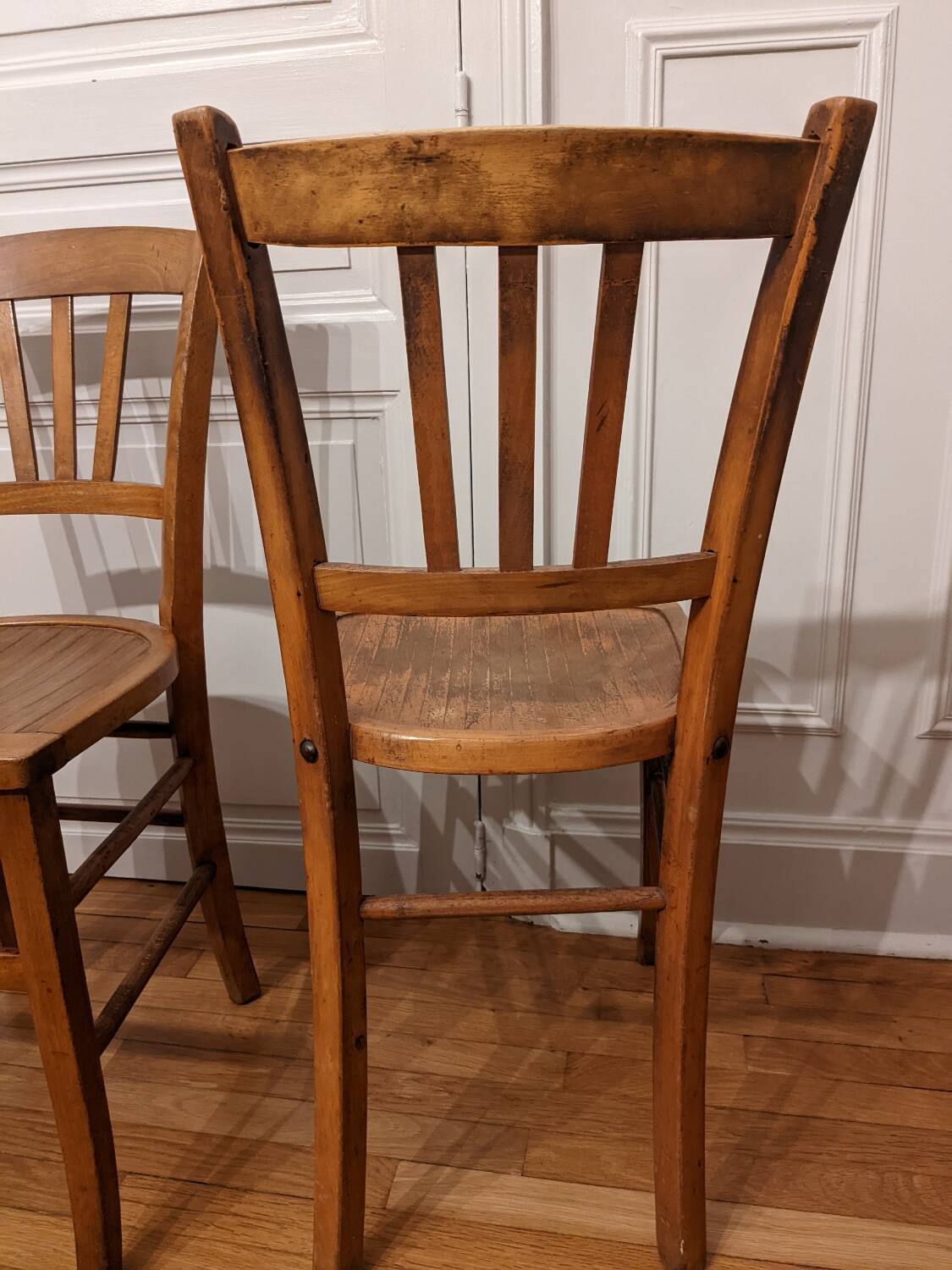 Pair of bistro chairs