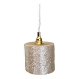 Vintage tulip pendant lamp in pearlescent resin