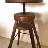 Adjustable screw stool
