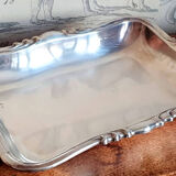 Silver metal dish