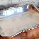 Silver metal dish