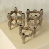 Brutalistic Candle Holders, Stoff Nagel
