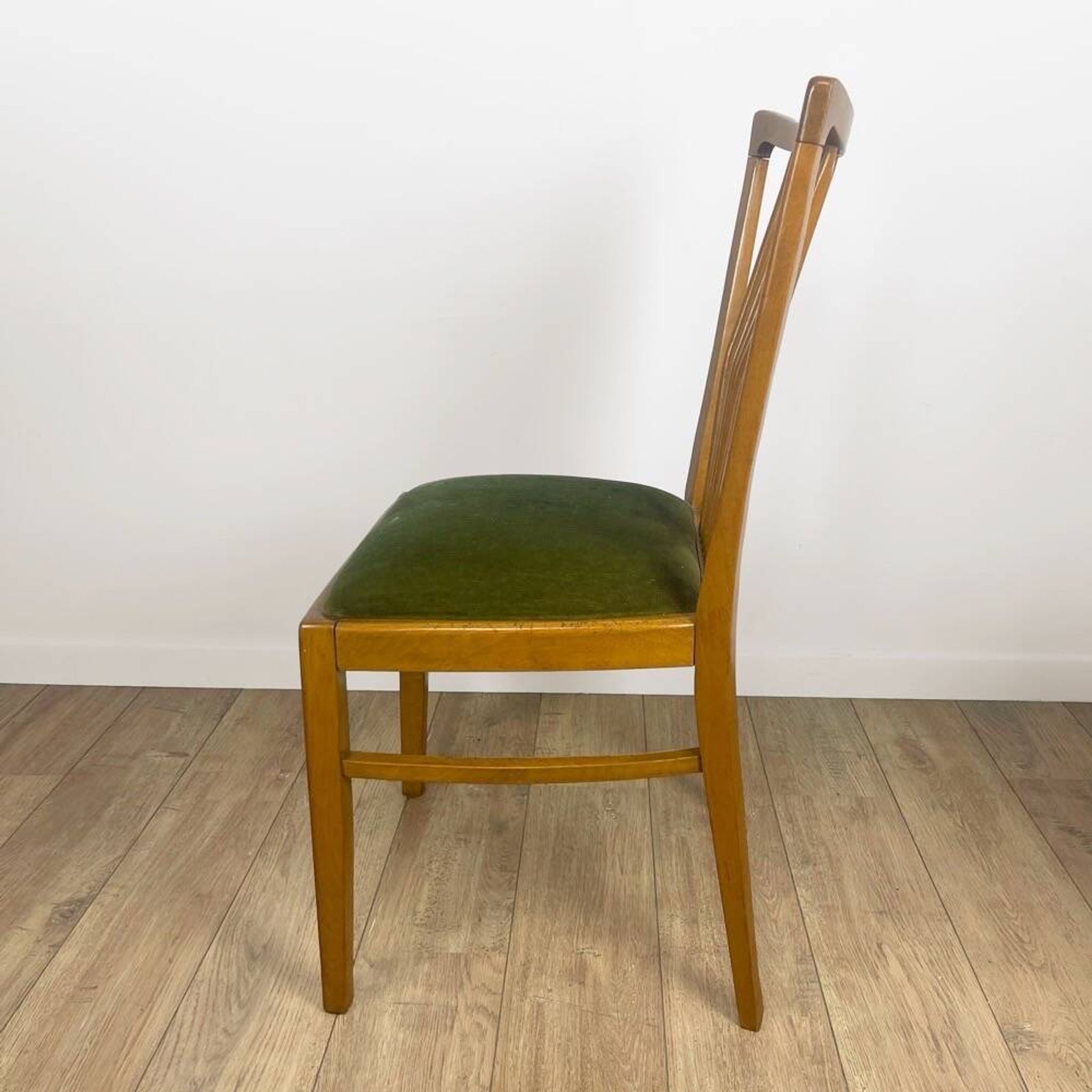 Duo de chaises à barreaux style scandinave années 50