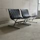 PLR1 Luar lounge chairs by Ross Littell for ICF De Padova Italy 1960s