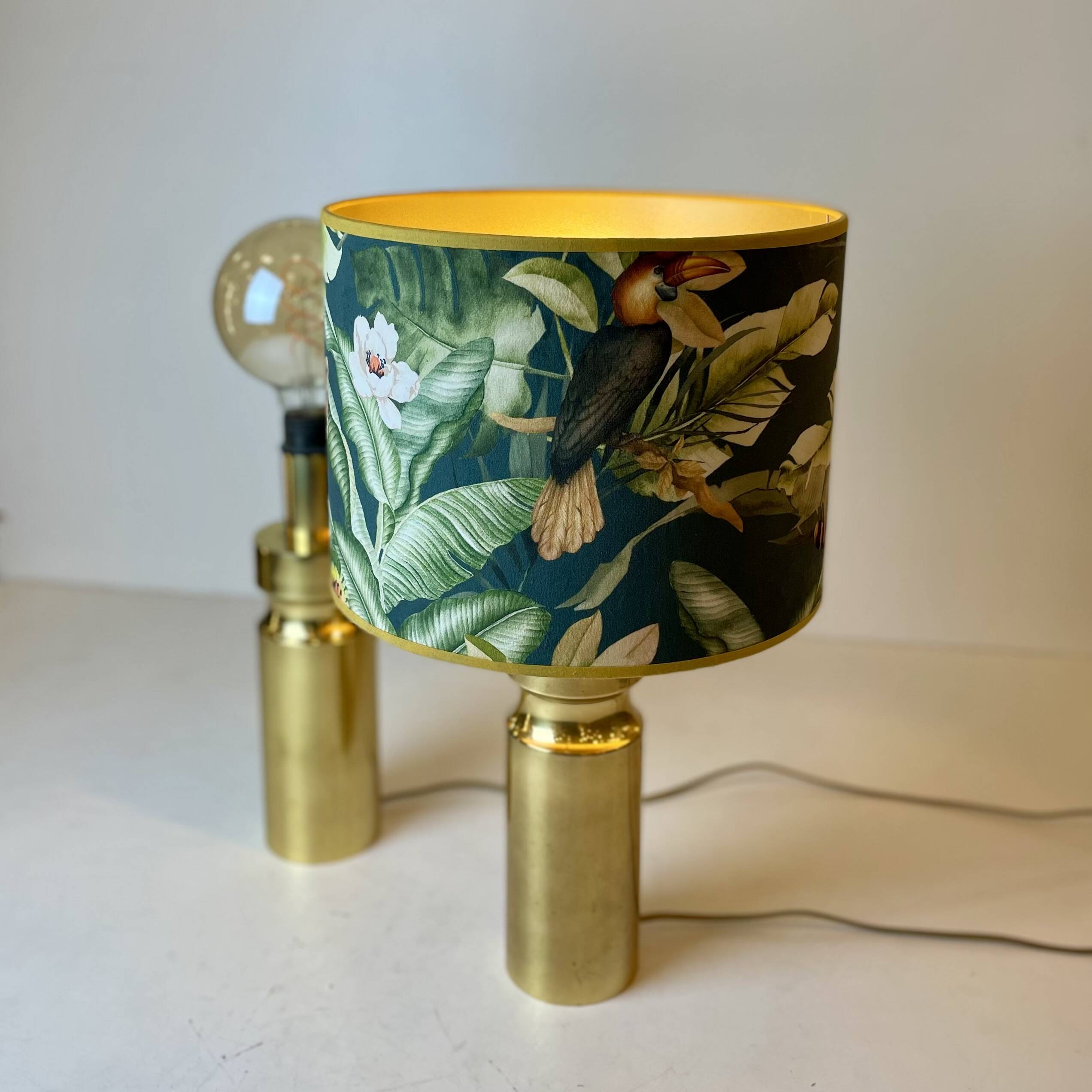 Pair of Brass Table Lamp, 1970~80s
