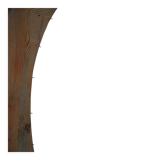 Large oval wall mirror in solid pine by Glasmäster Markaryd, Sweden, 1960s.