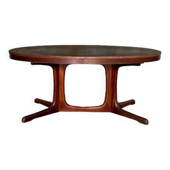 Table à manger scandinave vintage en teck