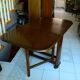 English mahogany folding gateleg table