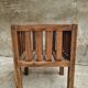 Antique rack storage basket walnut wood storage or toy bin