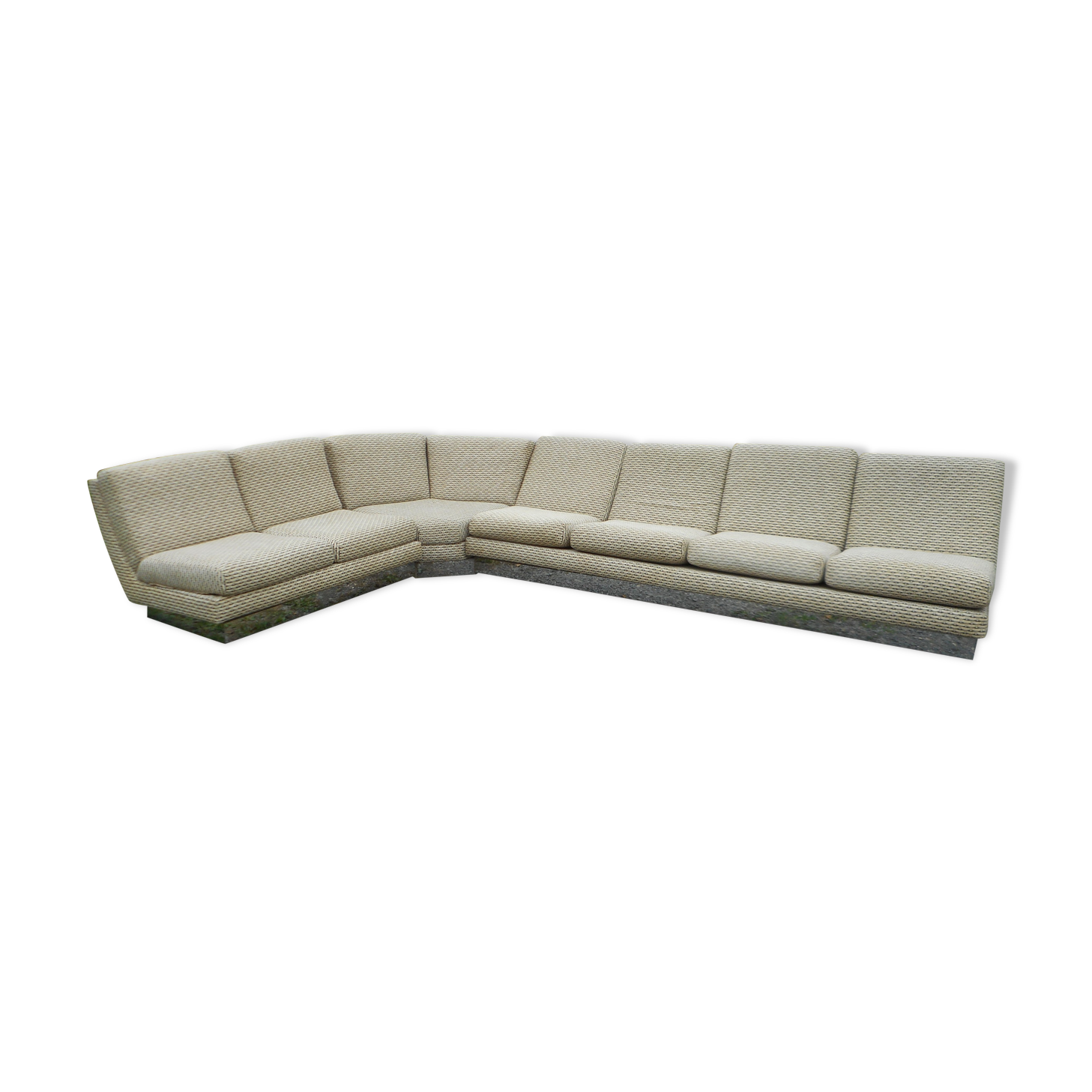 7 seater corner sofa 70s