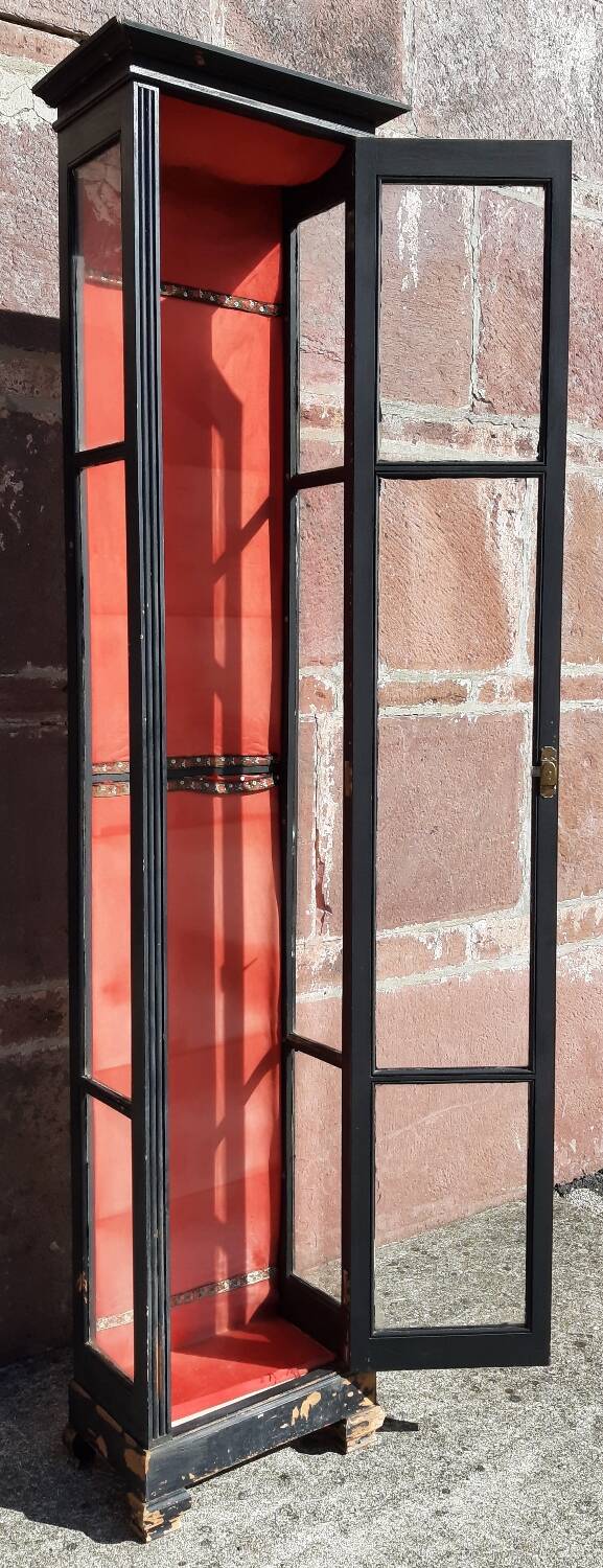 Museum display cabinet, 19th century. (Height 262 cm.)
