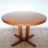 Extendable round table, teak, 1960