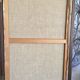 Vintage screen wood and oil painting