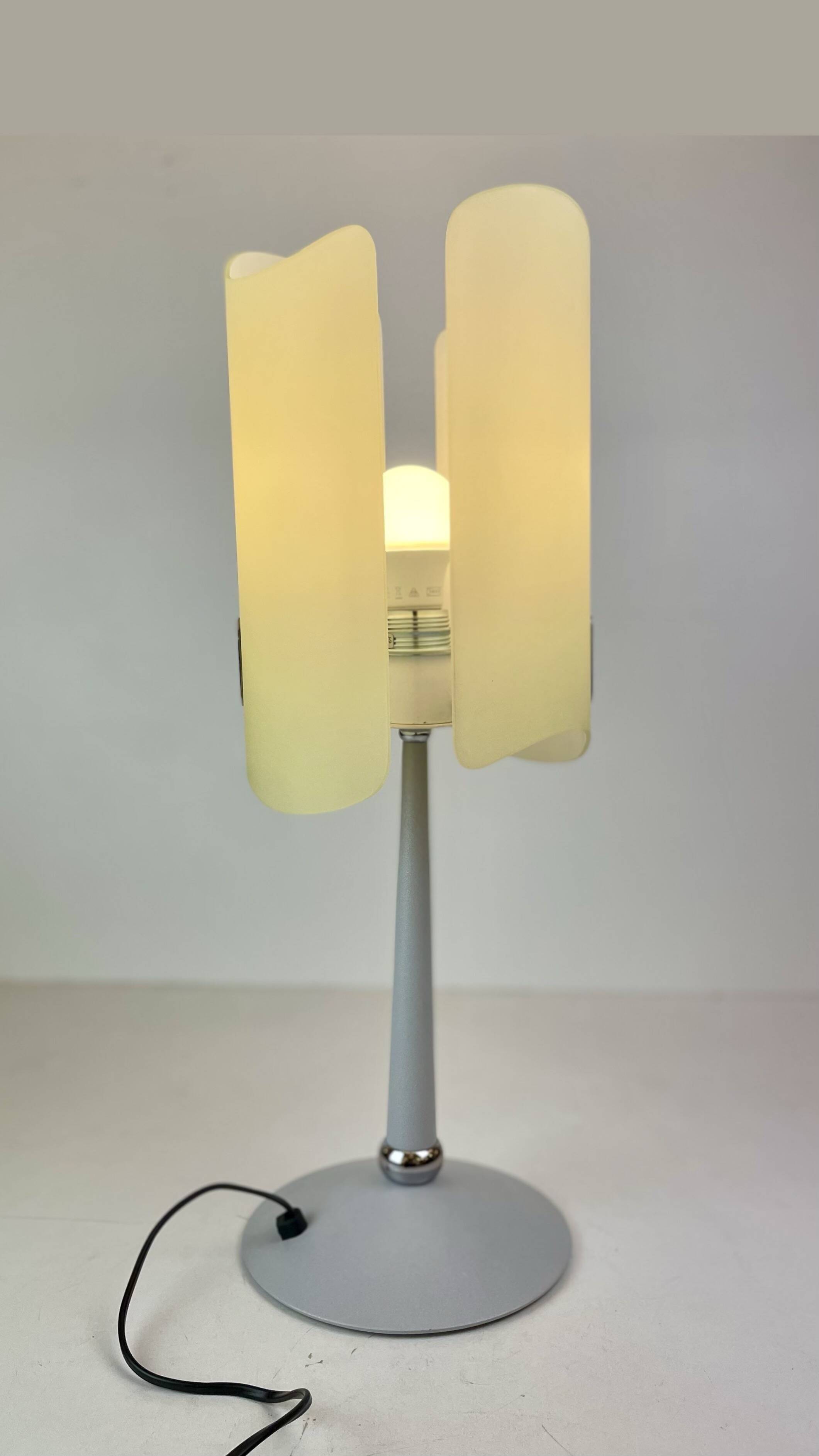 Italian Opaline Table Lamp, 1990s