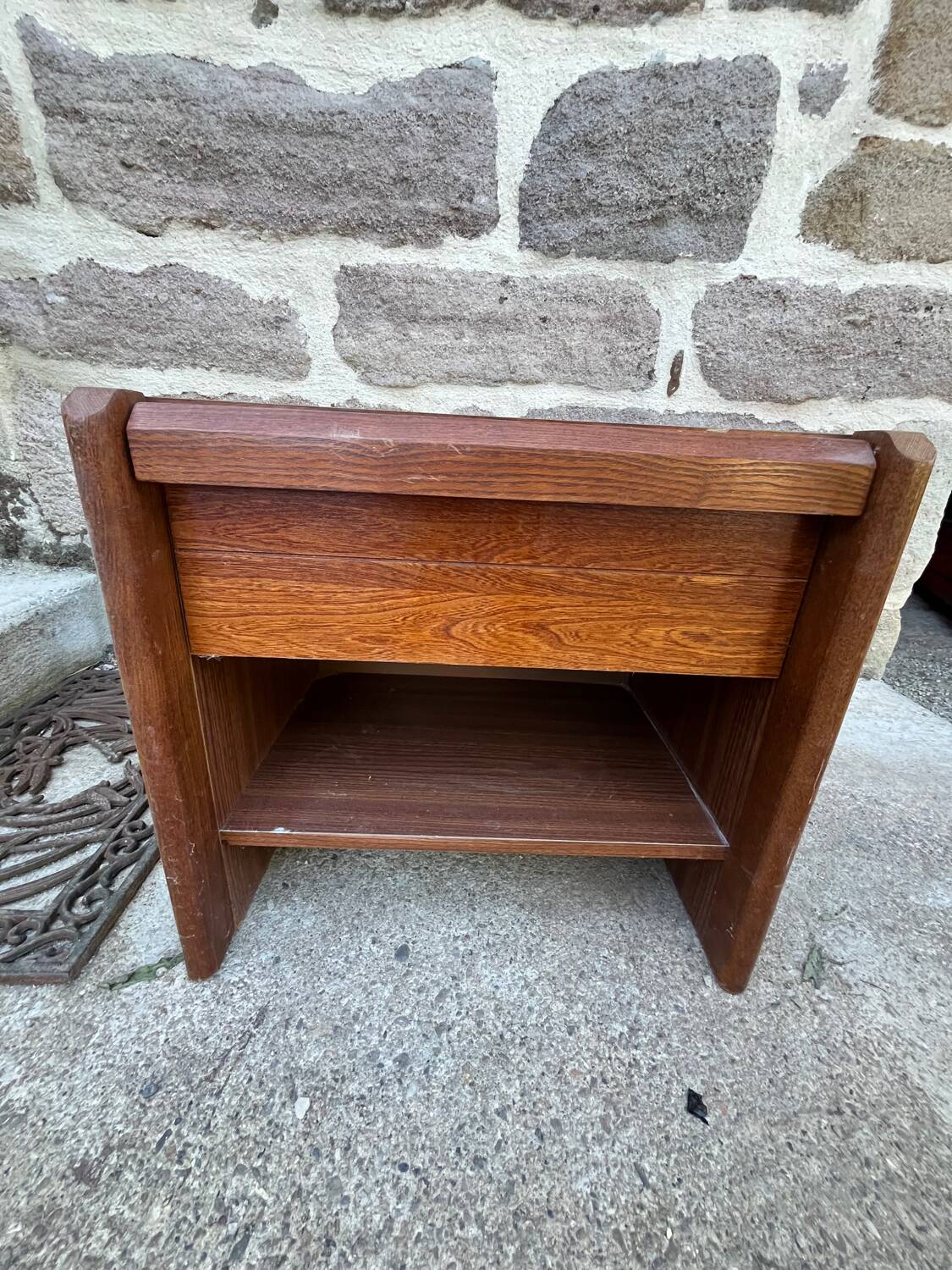 Vintage bedside table