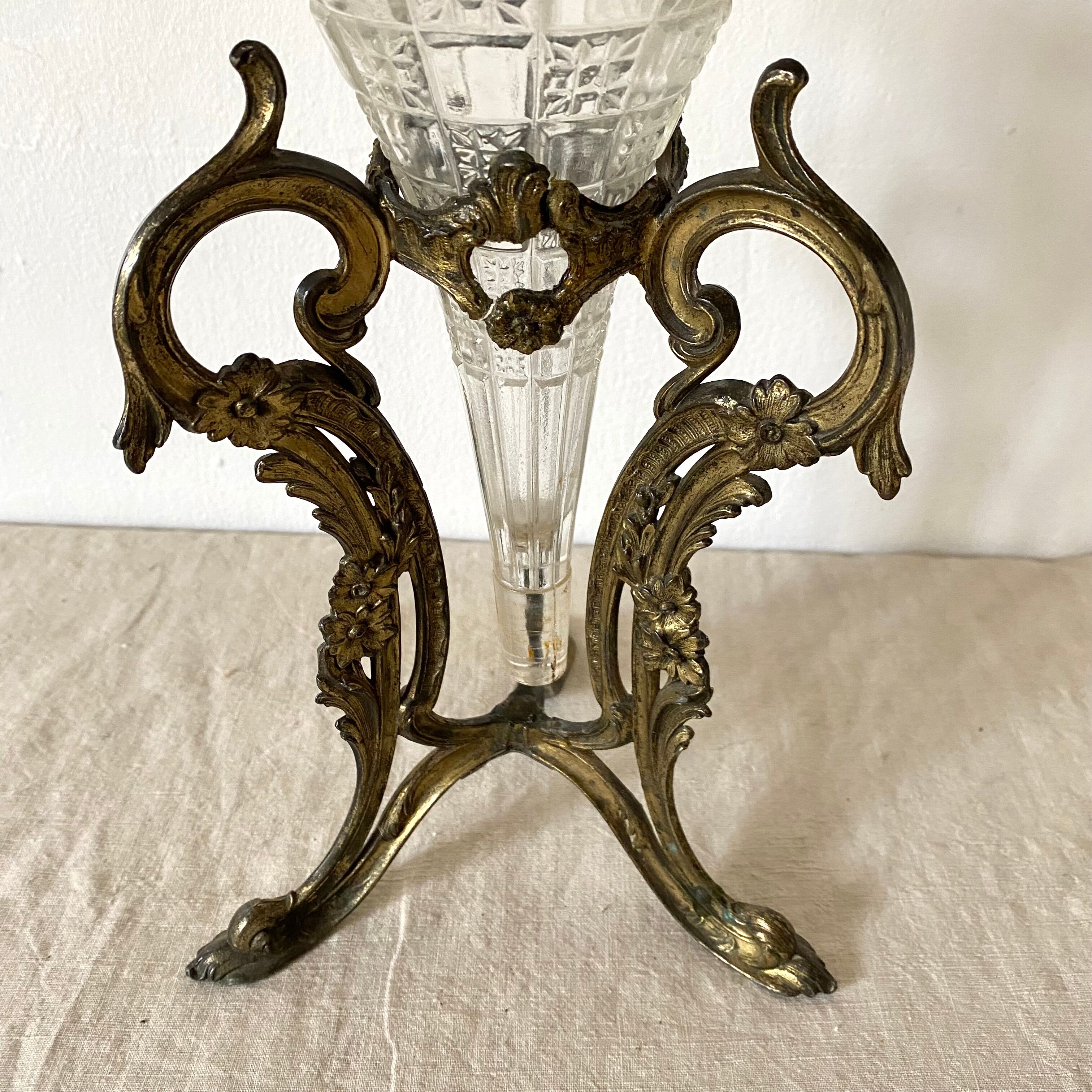 Art nouveau cornet vase