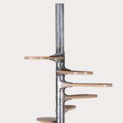 Roger TALLON (1929-2011). Helical Staircase Thirteen Steps, circa 1970