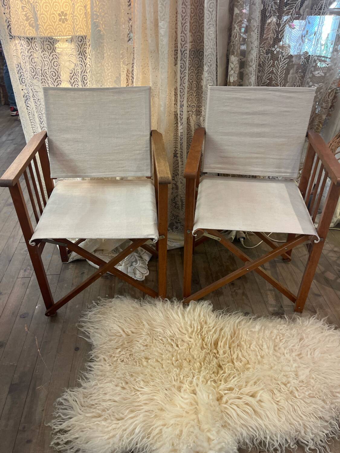 Vintage folding chairs