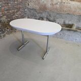 Oval table with central extension LAFA 1970s