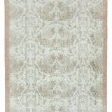 Turkish hand-knotted 1970s beige carpet 172 cm x 270 cm