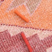 3x13 Rug For Kitchen Red Beige Oushak Vintage Runner Rug, 83x386Cm
