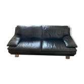 Vintage 3-seater leather sofa