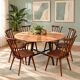 Set of 6 Fanett bistro chairs from the 1960s.