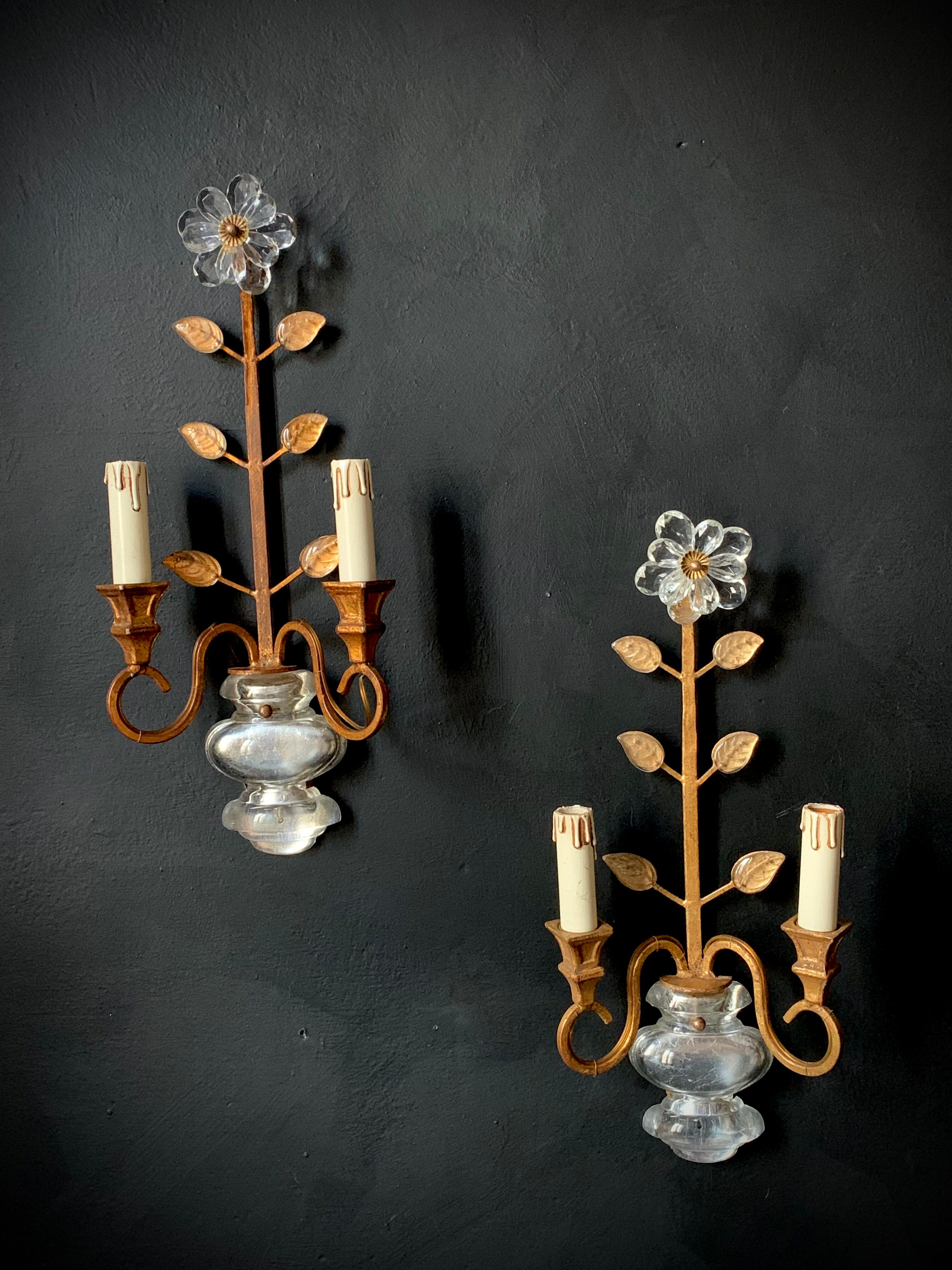 Paire d’appliques Maison Bagues