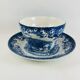 Breakfast Cup and Saucer Coaching Scenes Blue by Johnson Bros