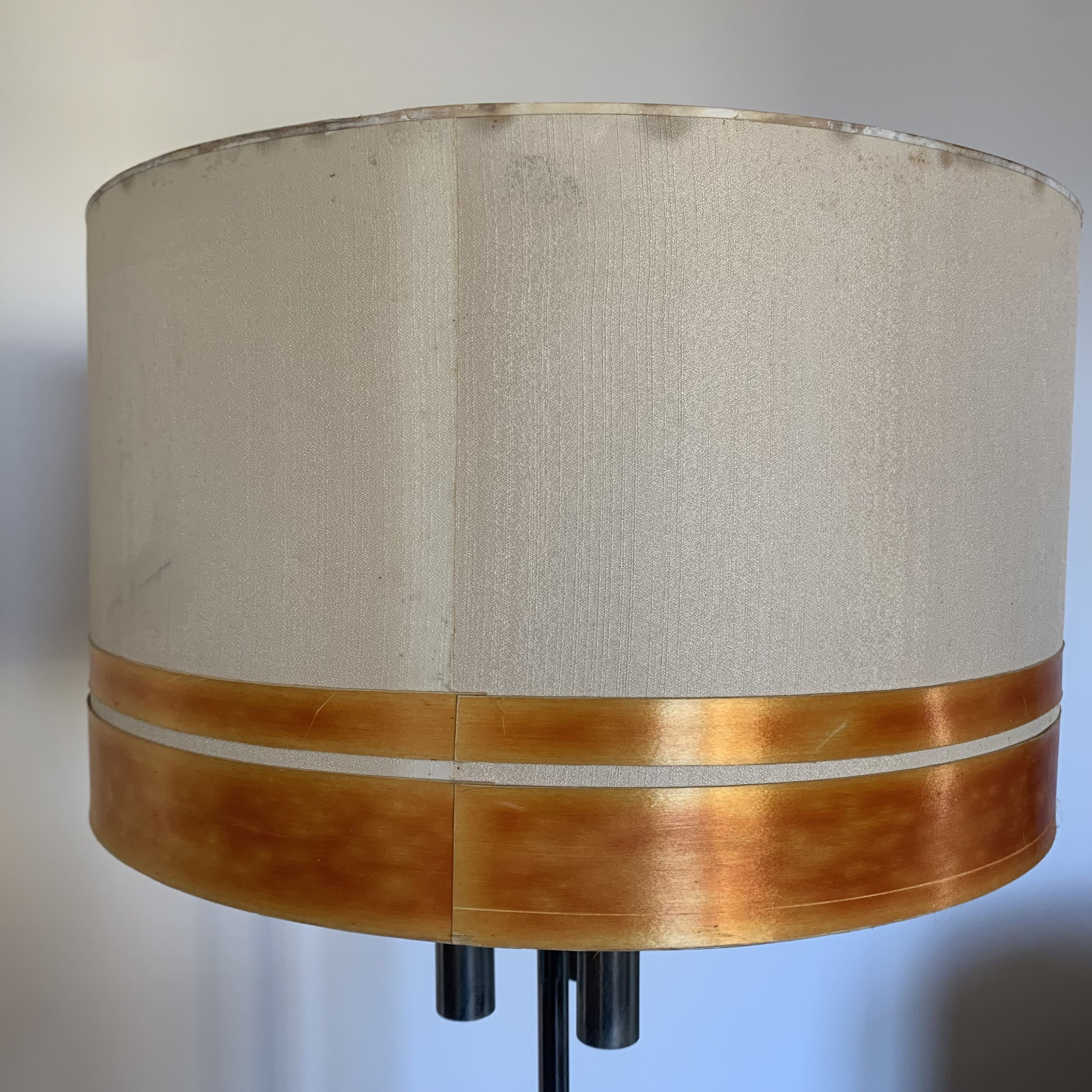 Vintage chrome floor lamp