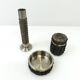 Brutalist metal BMF set – Ashtray, cigarette box and vase