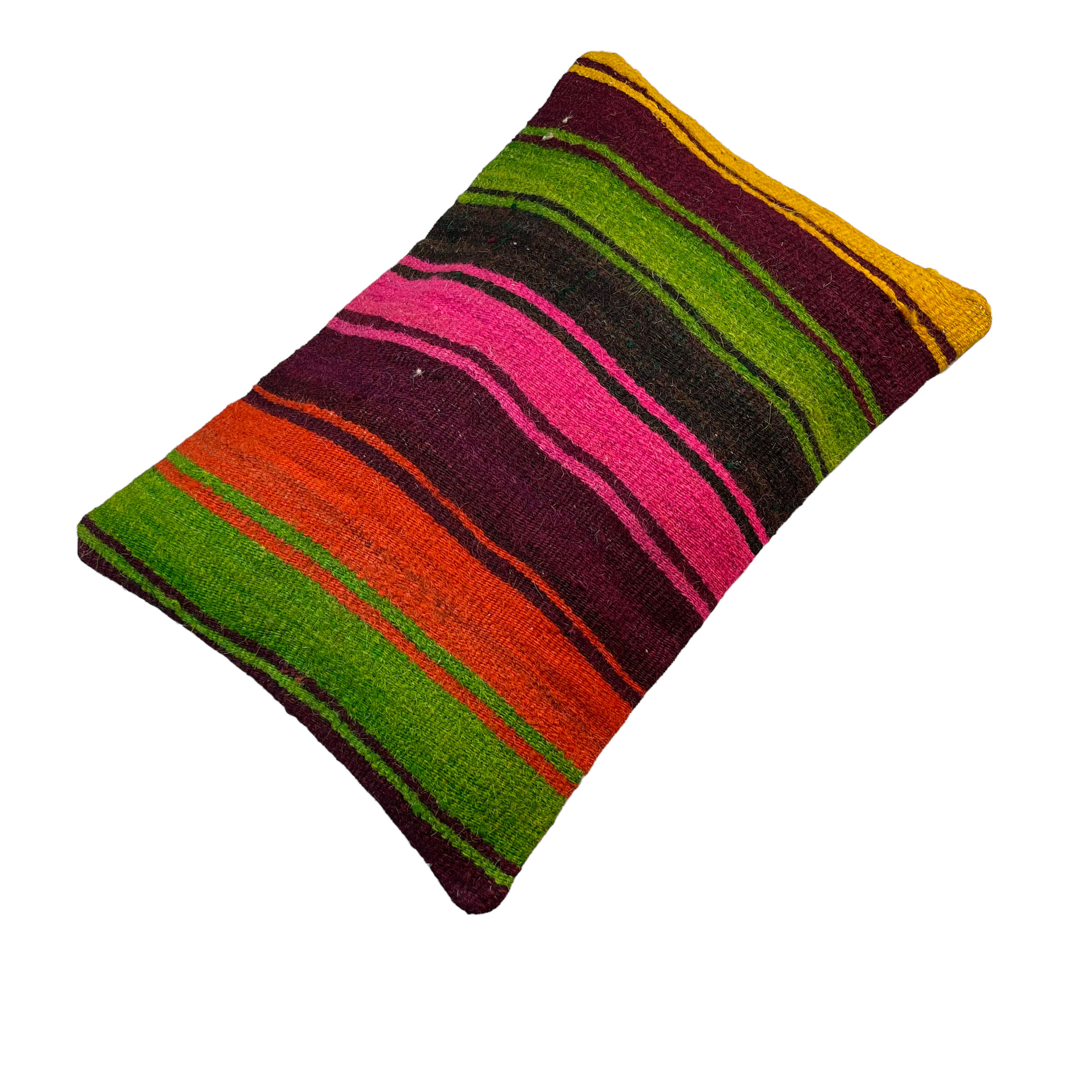 Vintage turkish kilim cushion cover 30x50cm