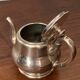 silver plated teapot