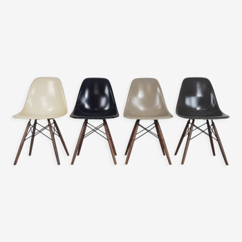 DSW chairs by Charles & Ray Eames for Herman Miller