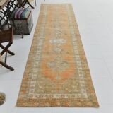 3x12 1960s antique vintage runner rug