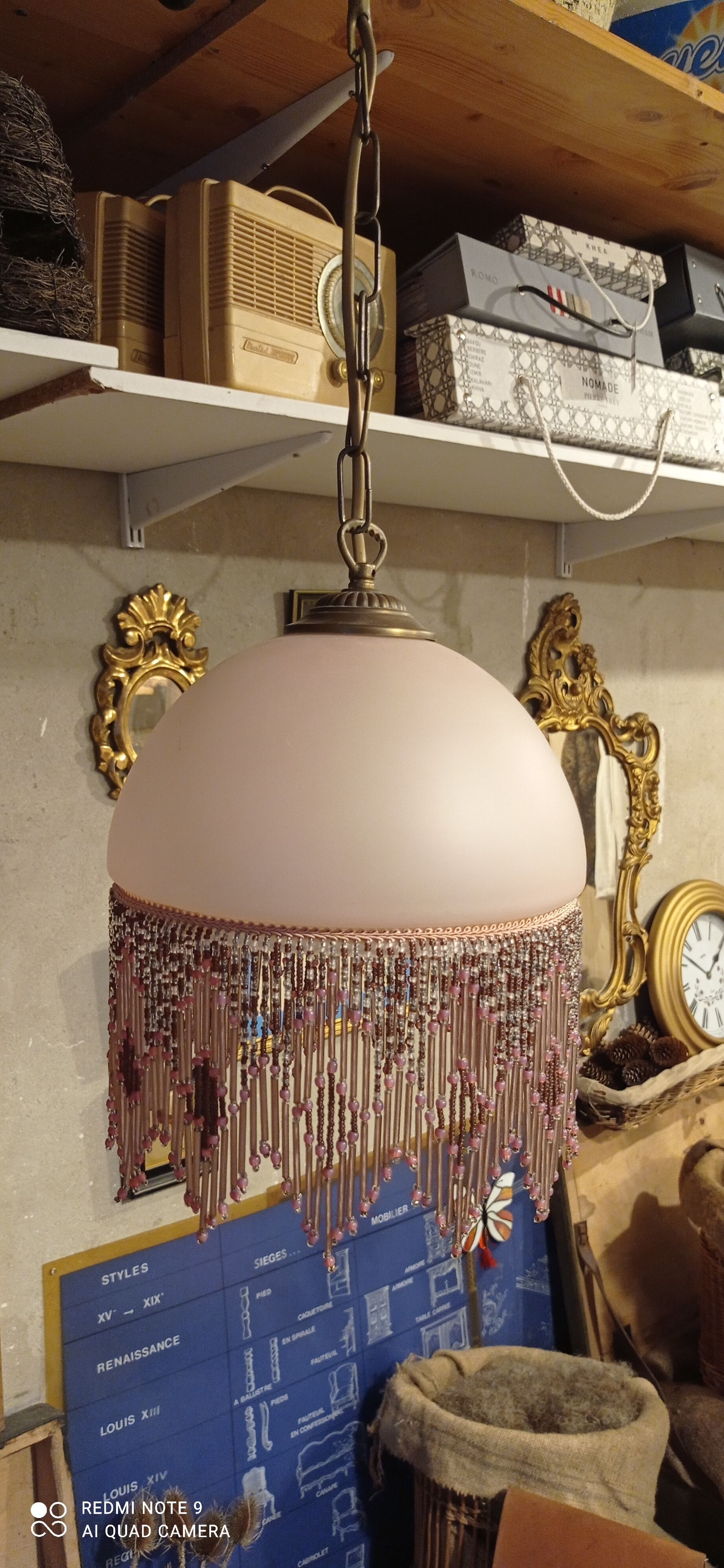 Art Deco pendant lamp