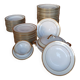 Chastagner Limoges porcelain dinner service, 1930s