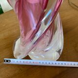Lampe sur pied de verre