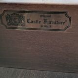 Solid wood secretary