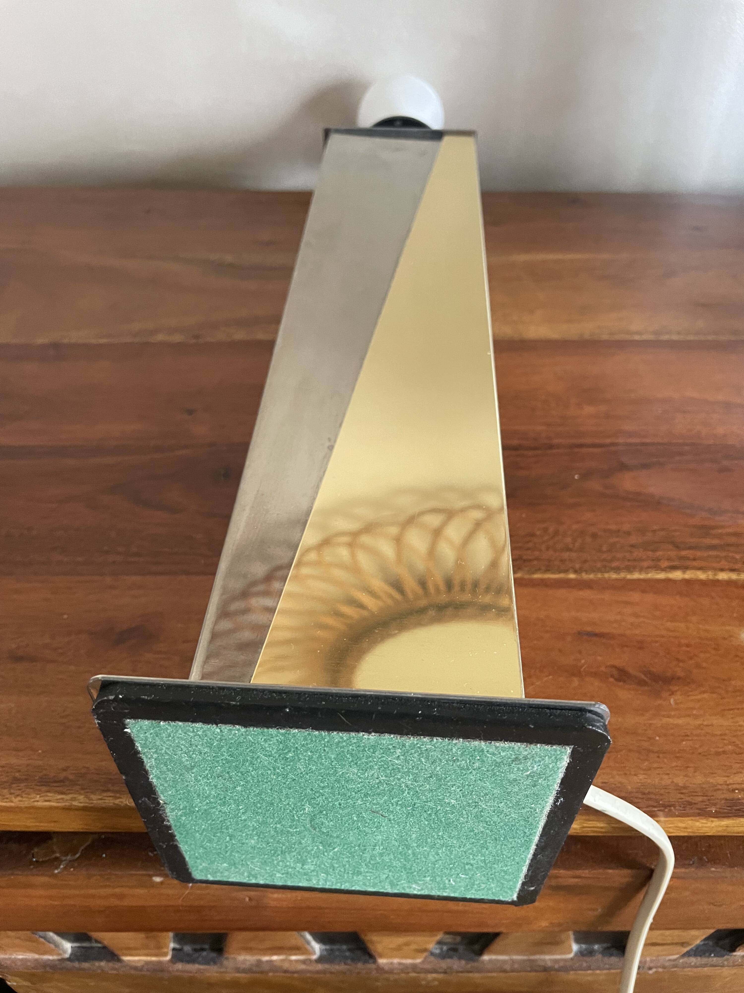 Silver gold designer lamp base