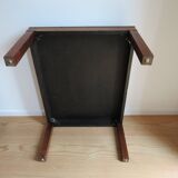 1970s Maison Jansen Campaign Style Coffee Table World Atlas Map